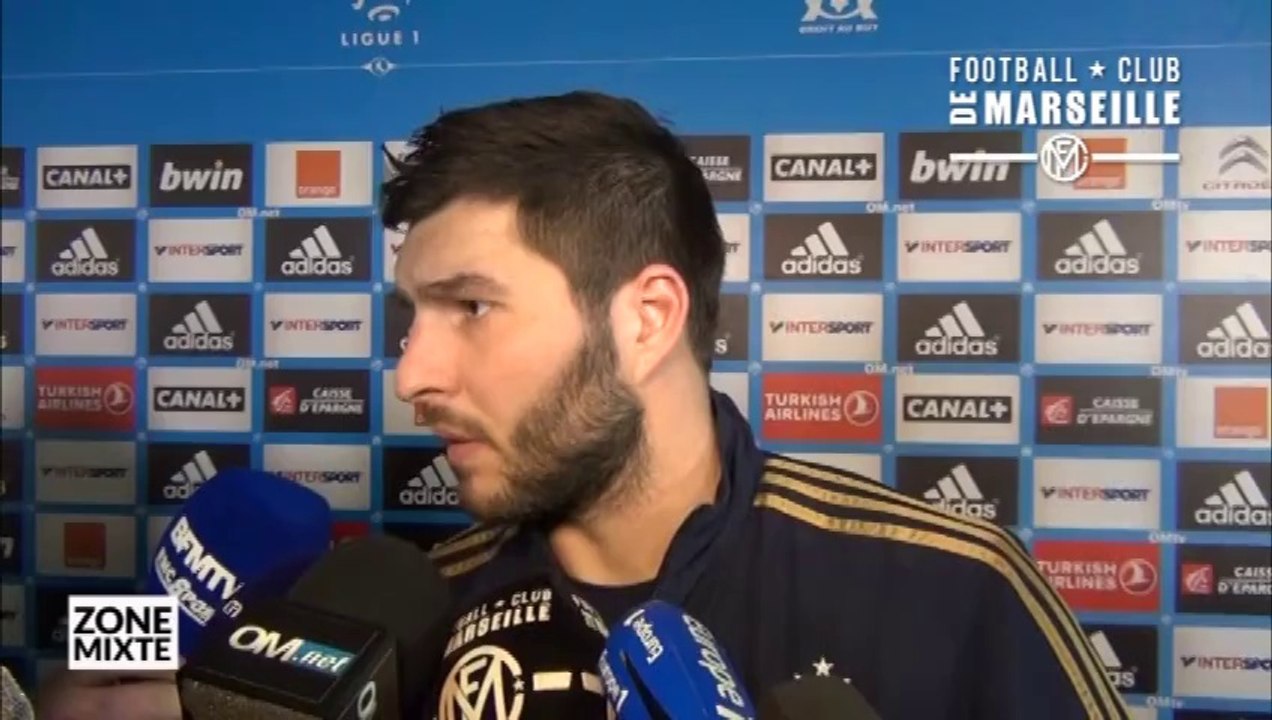 OM - Gignac:"Notre amis l'arbitre a un peu manqué de dicernement"