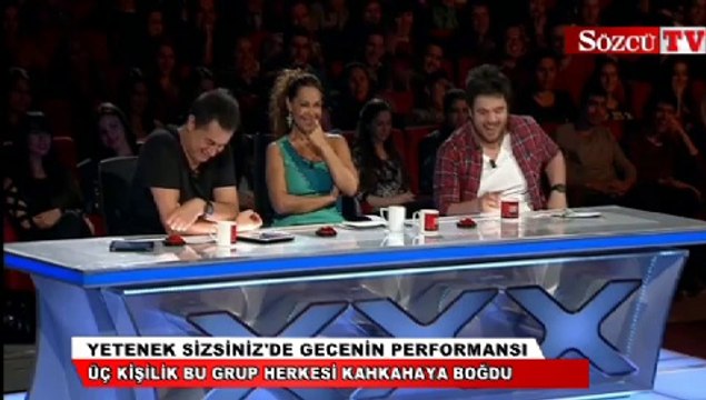 Yetenek Sizsiniz'de bu grup herkesi kahkaya boğdu