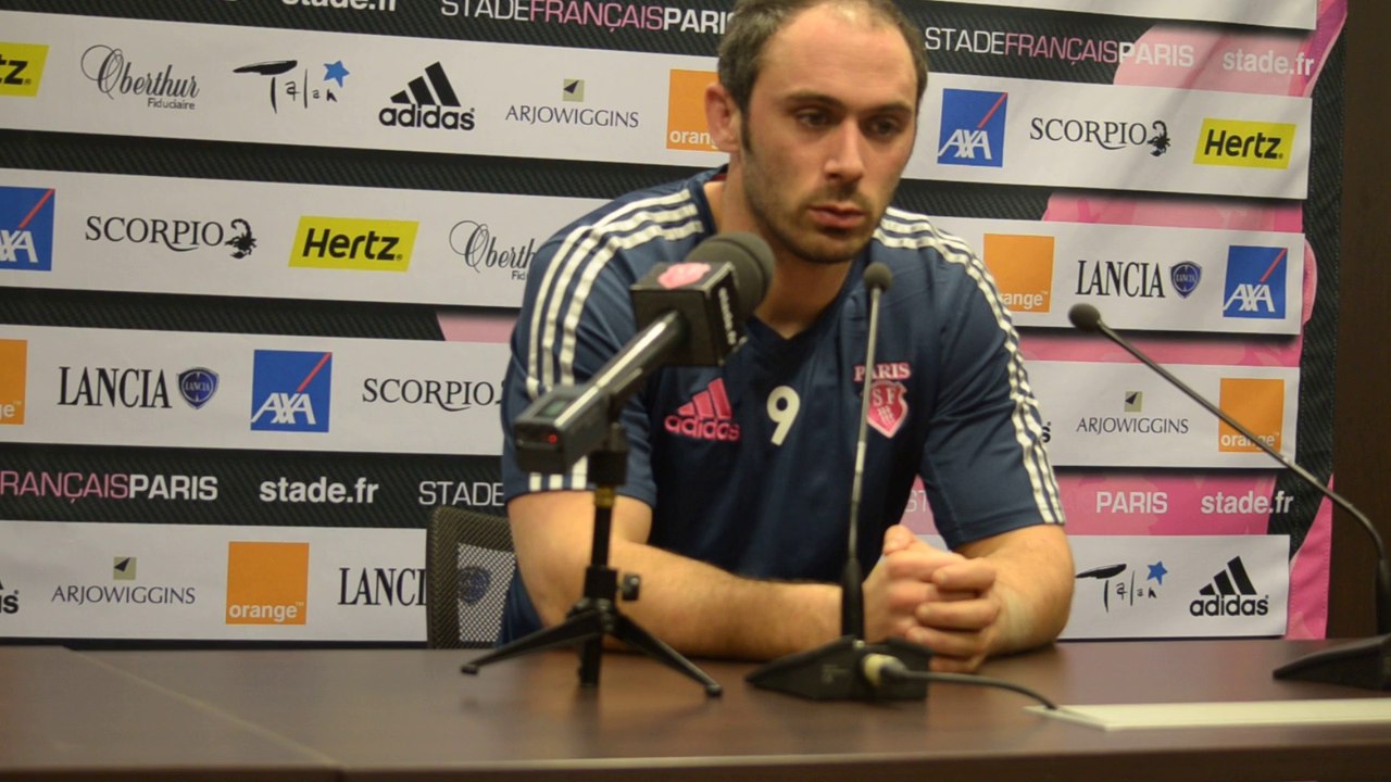 Rugby Top 14 - Julien Dupuy après Stade Français - Oyonnax