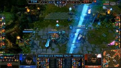 LCS NA W6D1 Game 2 TSM vs CST