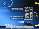 Gobernador del Táchira reporta 