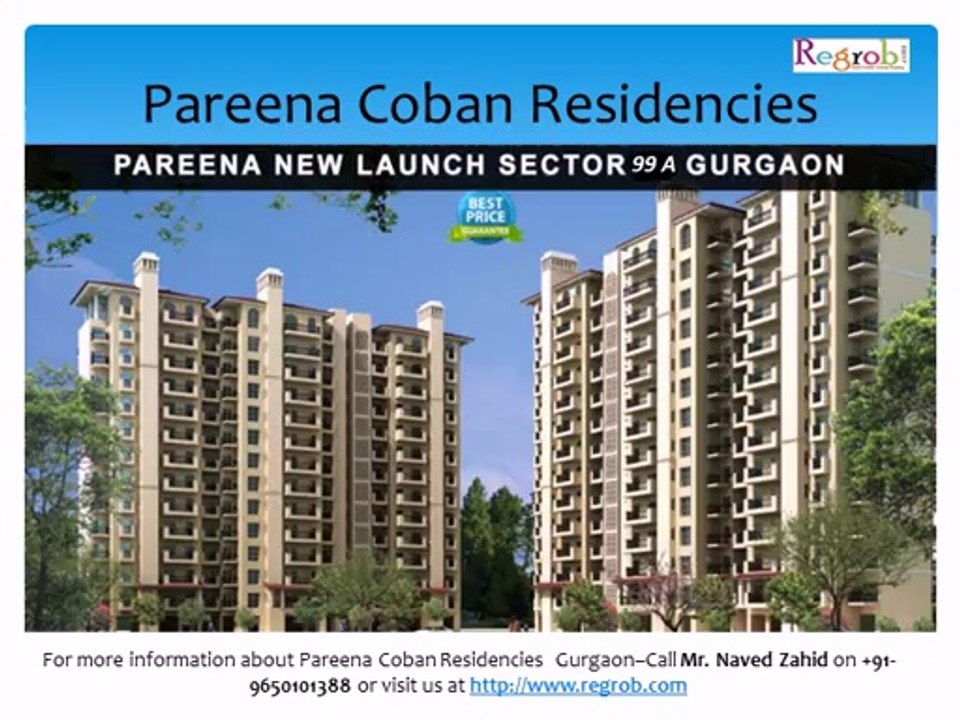Pareena Coban Residences Sector- 99A Gurgaon