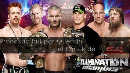 Pronostic Elimination Chamber 2014 fait par Quentin & Lorick de PPV352WWE