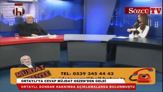 Ortaylı'ya cevab Müjdat Gezen'den geldi