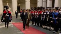 Roma - Arrivo a Palazzo Chigi del Presidente del Consiglio, Matteo Renzi (22.02.14)