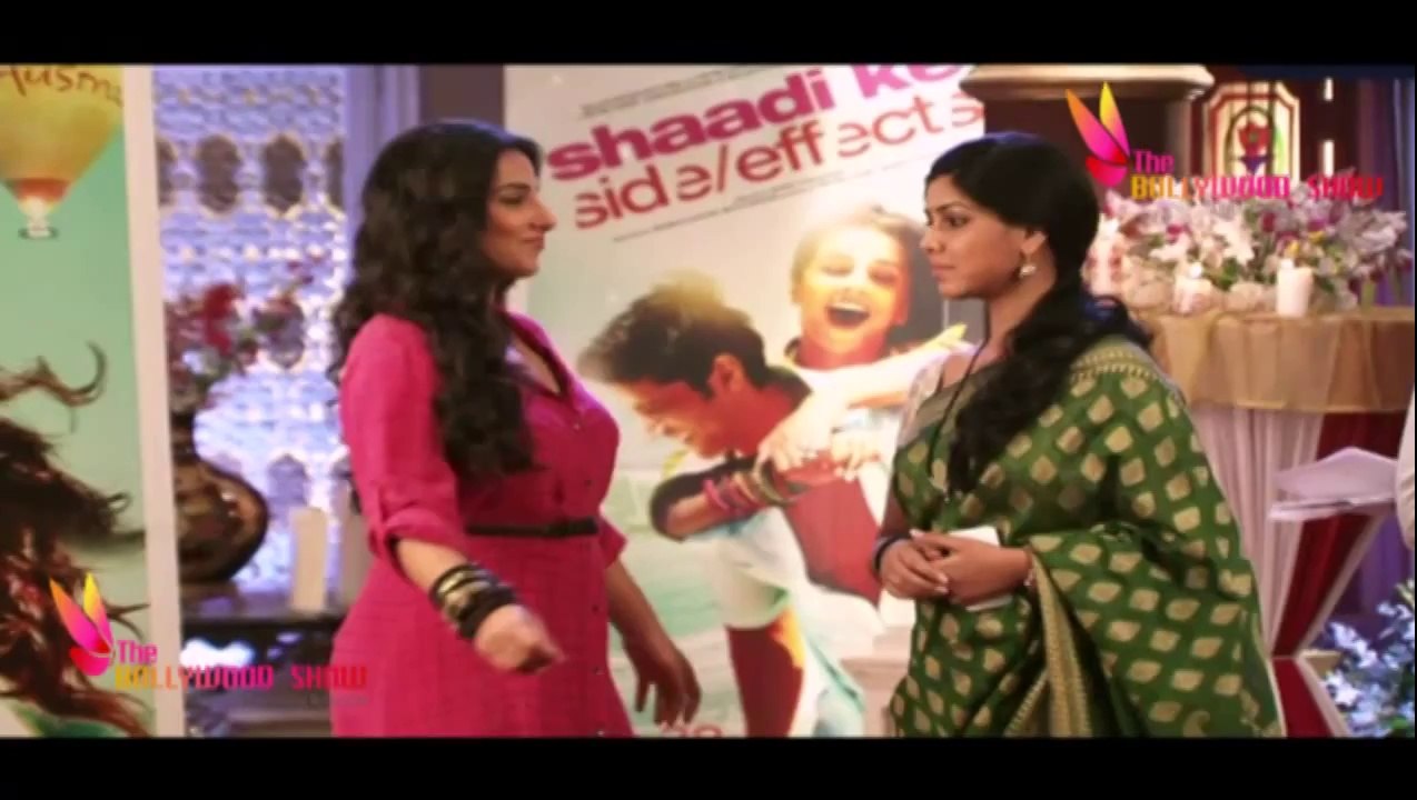 Dirty Vidya Balan On Set Of Bade Acche Lagte Hai