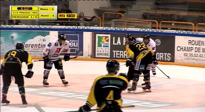 Match 2 de la 1/2 Finale Espoirs Elite U22 : Rouen vs Amiens : Période 1.