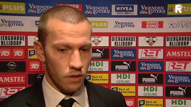 05-04-2013 John Goossens na Feyenoord - VVV Venlo