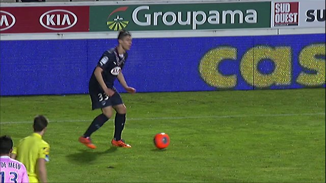 But Julien FAUBERT (52ème) - Girondins de Bordeaux - Evian TG FC - (2-1) - 22/02/14 - (FCGB-ETG)
