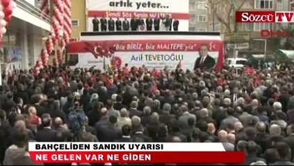 Bahçeli: ne gelen var ne giden