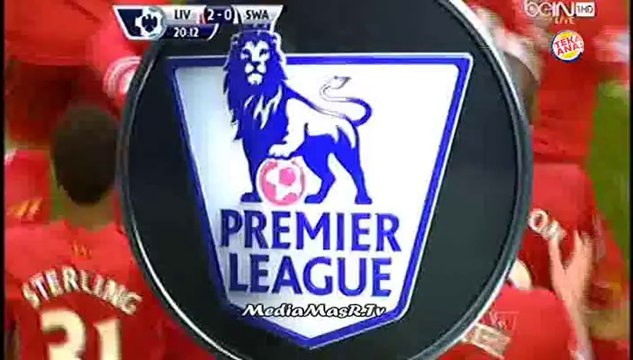 هدف ليفربول الثاني في سوانزى سيتي - الاسبوع 27 - تعليق علي محمد علي - 23/2/2014