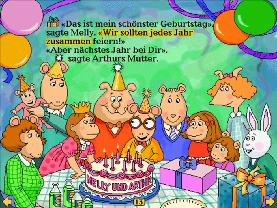 Arthurs Geburtstag (Teil 3)