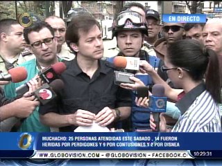 Ramón Muchacho: 25 heridos tras manifestación de este sábado en Altamira