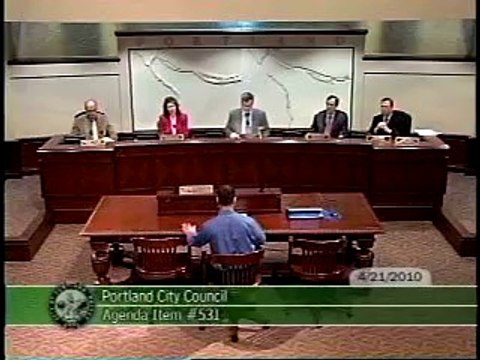 Alex Ansary Speaks to Portland City Council about Federal Government Intrusion (2010)