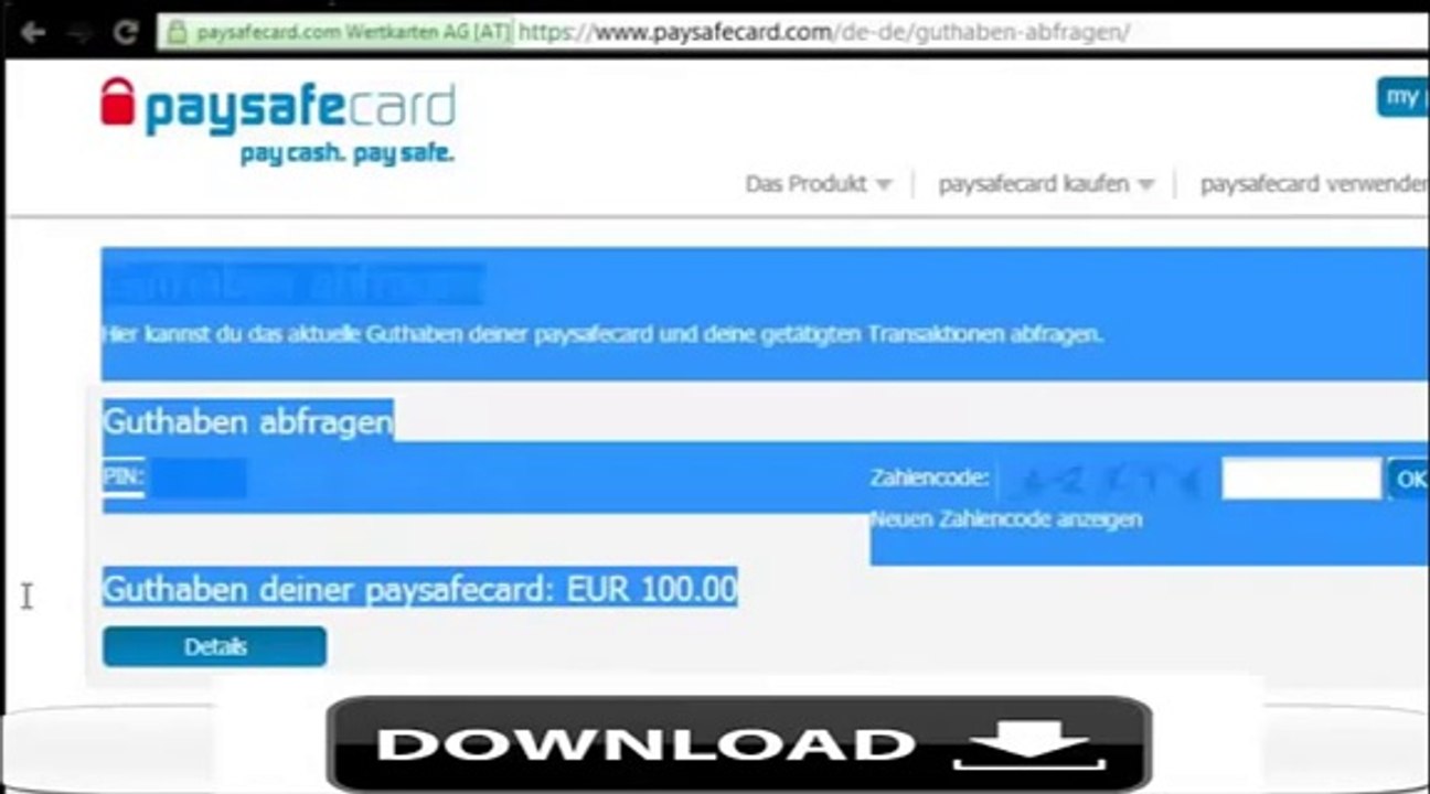 PaySafeCard Generator Feb 2014 Link Download