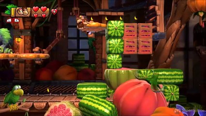 Soluce Donkey Kong Country Tropical Freeze : le niveau 5-3 à 100 % (lettres, pièces de puzzle, secrets)