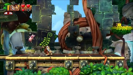 Soluce Donkey Kong Country Tropical Freeze : le niveau 1-3 à 100 % (lettres, pièces de puzzle, secrets)