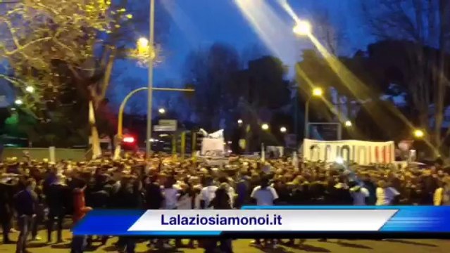 Lazio-Sassuolo, corteo Libera la Lazio
