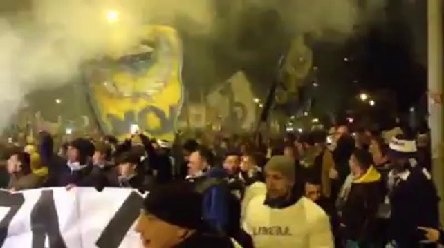 Corteo in movimento Libera la Lazio, pre Lazio- Sassuolo