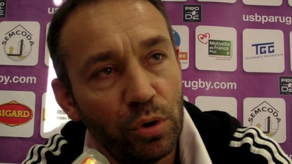 Rugby Pro D2 - Philippe Véré réagit après USB - Narbonne