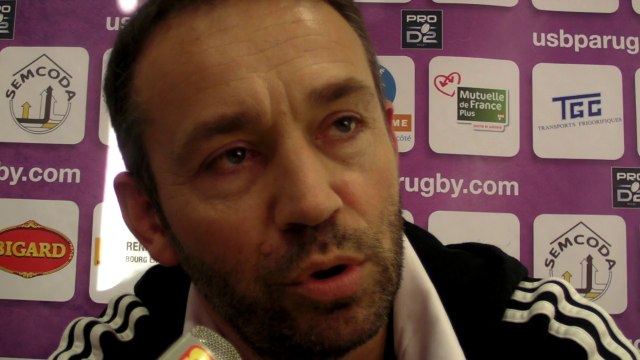 Rugby Pro D2 - Philippe Véré réagit après USB - Narbonne