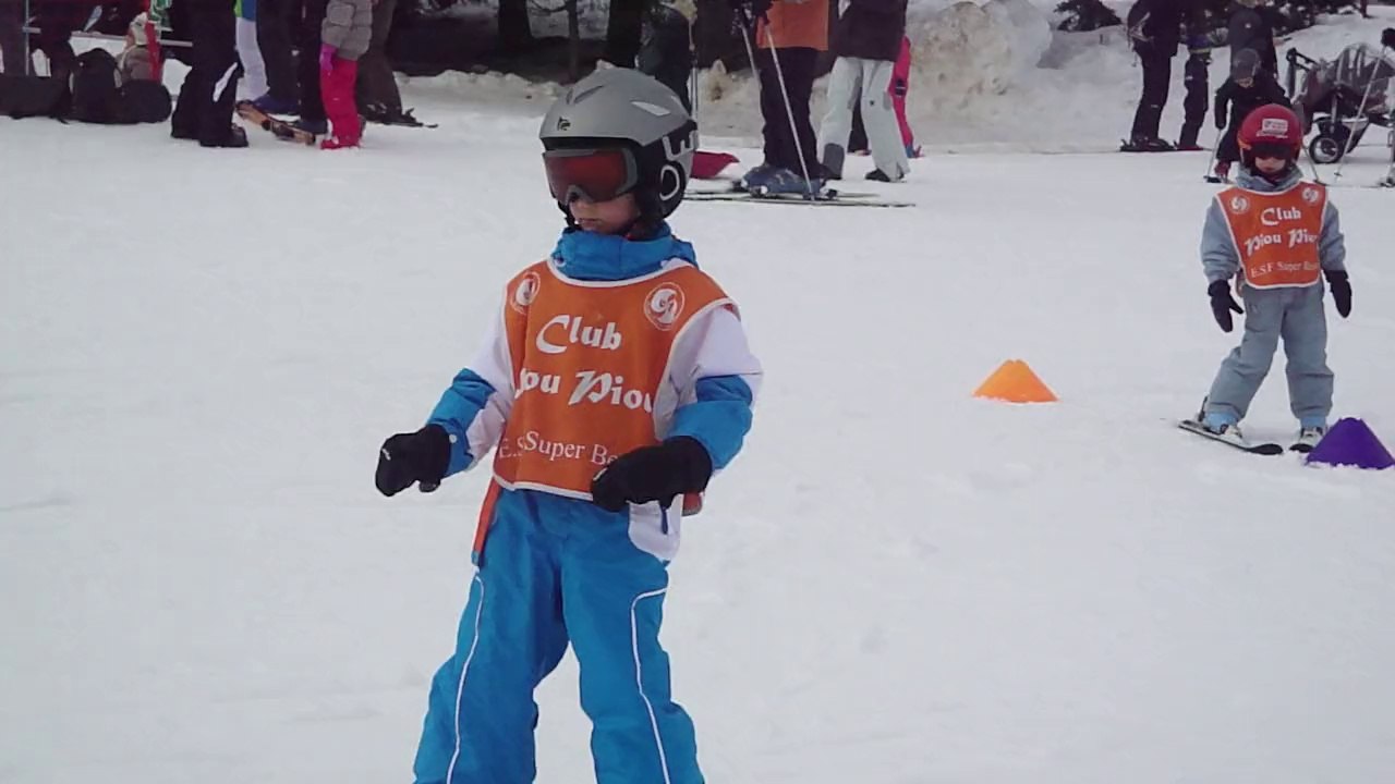Raphaël au ski