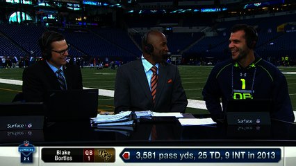 The Blake Bortles combine experience