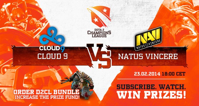 Na'Vi vs Cloud9 Game 1 - DOTA 2 Champions League TobiWan & Clairvoyance