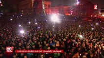Ukraine : les manifestants pleurent leurs 80 