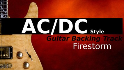 Rock Backing Track for Guitar - Firestorm