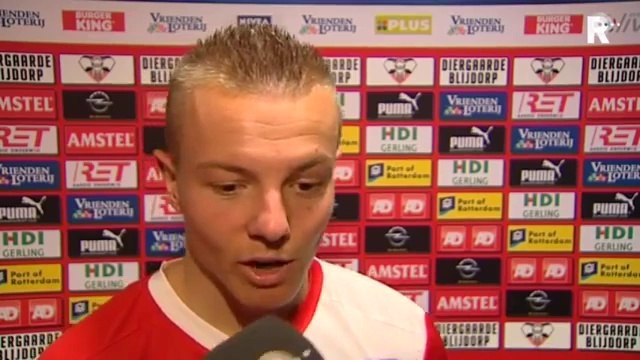 28-04-2013 Jordy Clasie na Feyenoord - Heracles Almelo