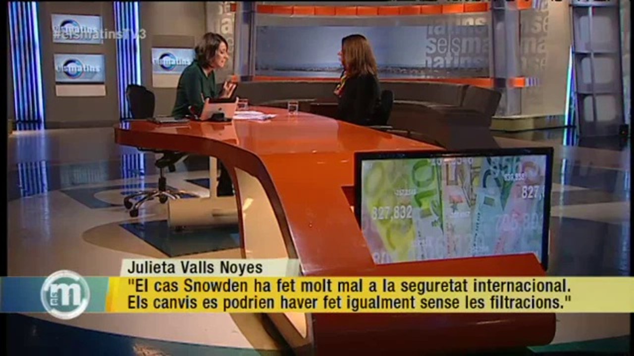 TV3 - Els Matins - Juleita V. Noyes: "La comunitat internacional està indignada i estem buscant un