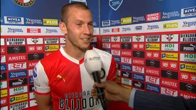 28-04-2013 John Goossens na Feyenoord - Heracles Almelo