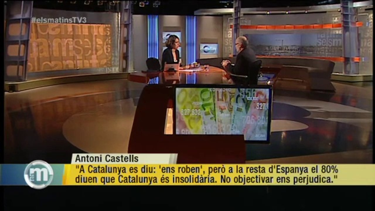 TV3 - Els Matins - Antoni Castells: "No tenim força per imposar-nos"