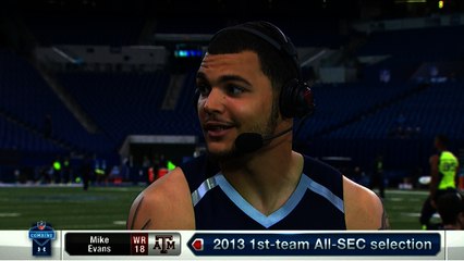 Evans would enjoy playing with Peyton Manning