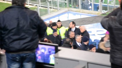 Contestazione dei Tifosi della Lazio