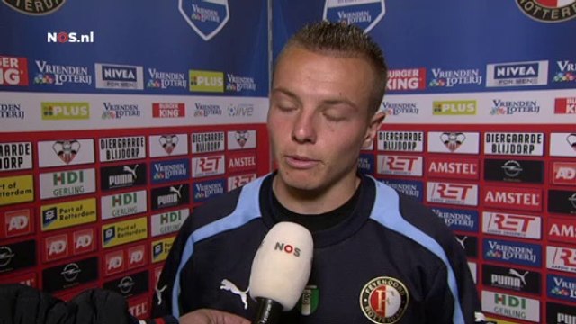 12-05-2013 Jordy Clasie na Feyenoord - NAC Breda
