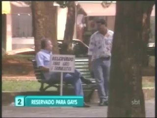 Reservado Para Gays - Pegadinha com Carlinhos Aguiar - Programa Silvio Santos