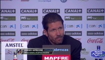Simeone reconoce que falló el planteamiento... pero una vez visto el resultado