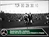 Minuto 109: Gol de Sandor Kocsis (Hungría) vs. Uruguay (Suiza 1954)