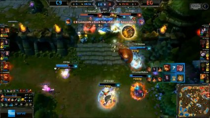 LCS NA W6D2 Game 1 C9 vs EG