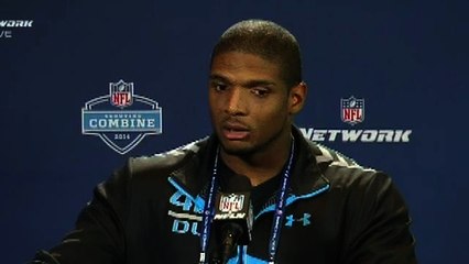 Michael Sam Speaks at NFL Combine