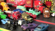 Play Doh Surprise Eggs in Pixar Cars Lightning McQueen with The Haulers  and Maters Surprise Birthda