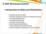 SAP SD Training | SAP SD Online Training | SAP SD Course