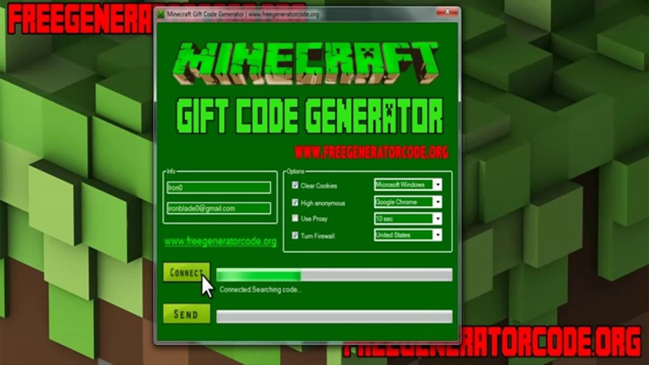 [Unique] Minecraft Gift Code Generator - Free Hack 2014 [PROFF] [UPDATE]
