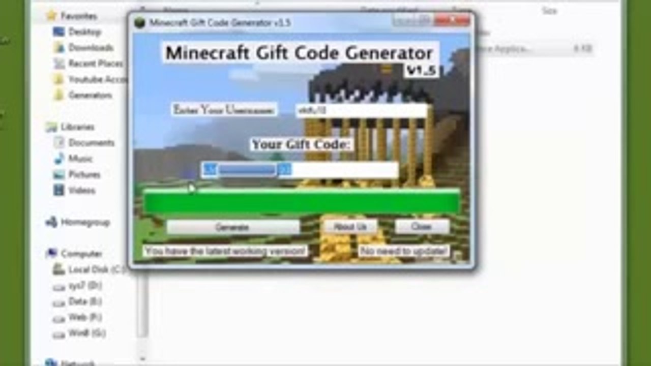 Free Minecraft Gift Code Generator 2014 Free Download 2014 NEW[1]