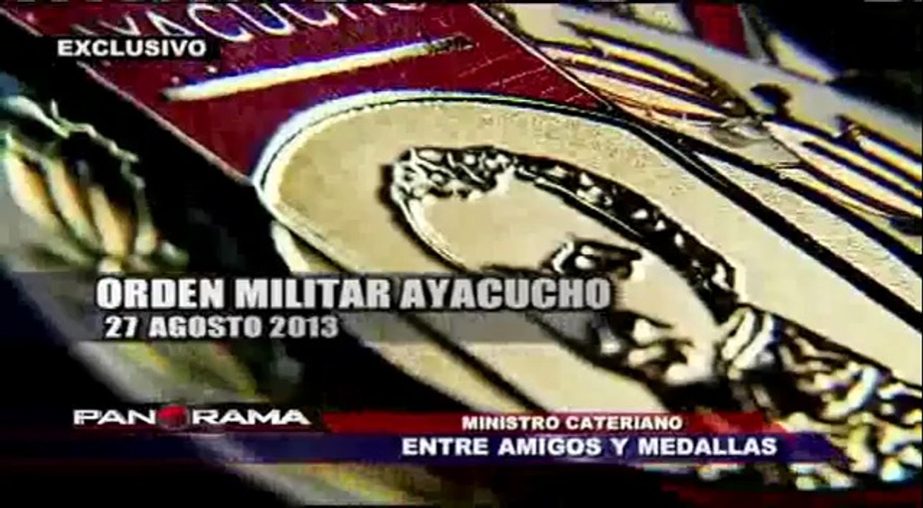 El ministro: entre amigos y medallas con el ministro Pedro Cateriano