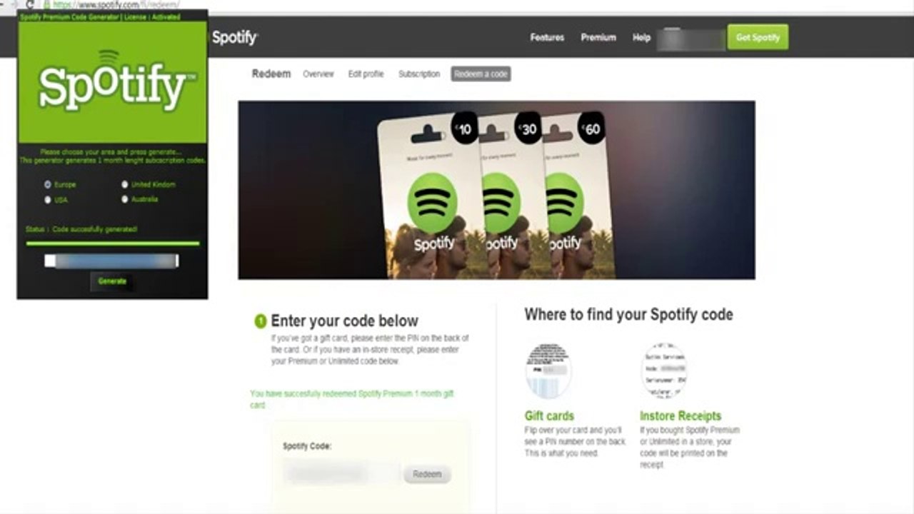 Spotify Premium Code Generator February 2014 Version] Free Download December