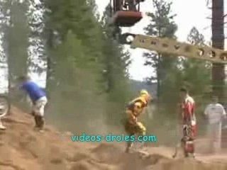 double back flip et accident