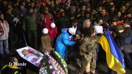 Hommage aux morts de Maïdan